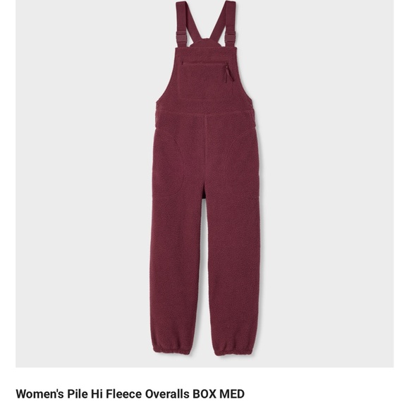 Duluth Trading Co Women's Pile Hi Fleece Overalls - Picture 1 of 2